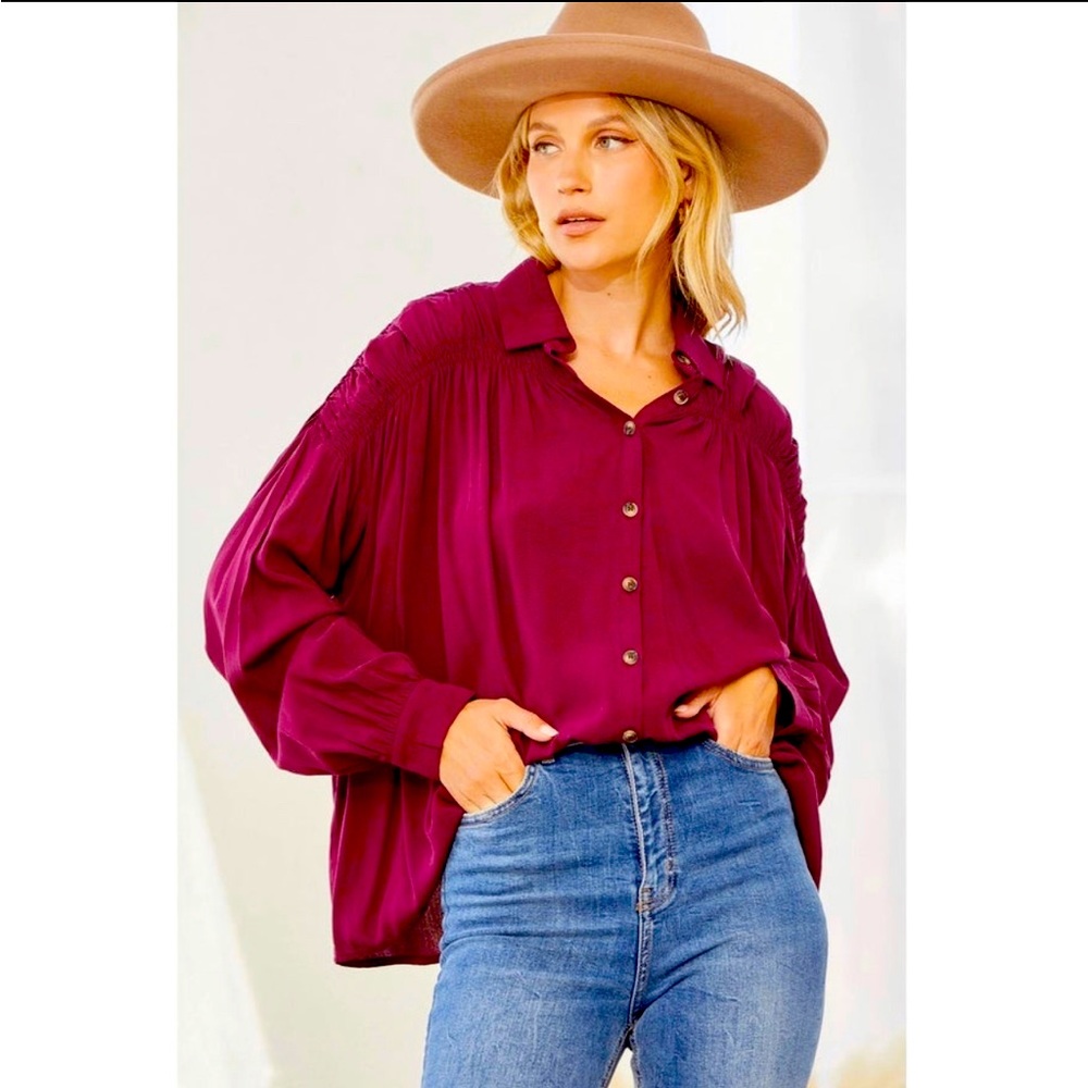 Button Down Blouse